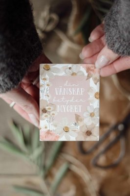 Majas Gåvokort Din vänskap betyder mycket