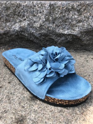 Sandaler FLOWER, jeansblå