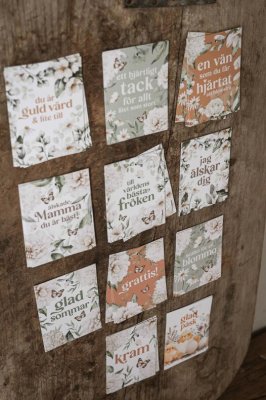 Majas Gåvokort En vän som du får hjärtat att blomstra