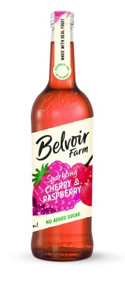 Belvoir, Kolsyrad Körsbärs- & Hallondryck