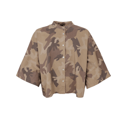 Skjorta Ally, Brown Camouflage