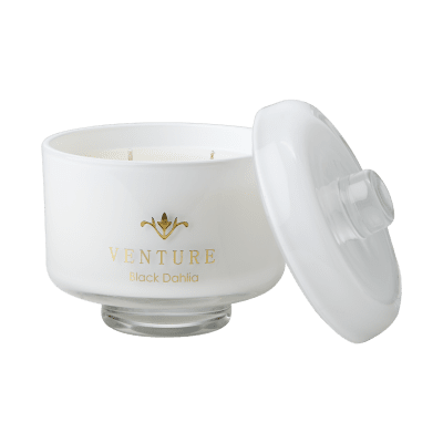 VENTURE Doftljus Black dahlia, Vit