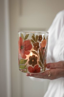 Majas Lykta Autumn Blossom 10x12 cm
