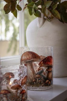 Majas Lykta Autumn Forest Mushrooms 10x12 cm