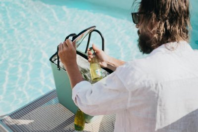 Hinza kylväska hög, svart