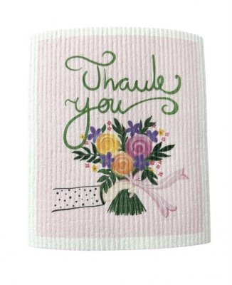 Disktrasa, Thank You, vit/färgtryck