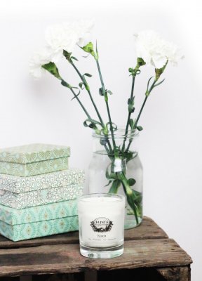 Doftljus 45 h, BÄRNSTEN & TONKABÖNA