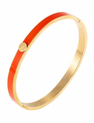Palermo armband, orange/guld, By Jolima