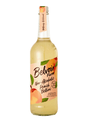 Non-alcoholic Peach Bellini