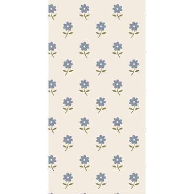 Servetter, Blå blommor, Buffé, Ib Laursen