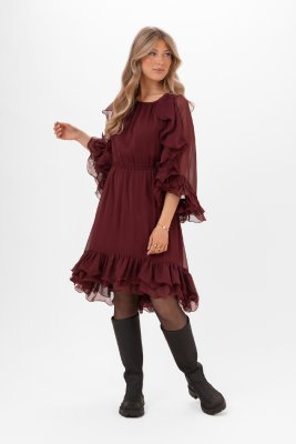 Klänning Aubrey, Cranberry