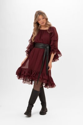 Klänning Aubrey, Cranberry