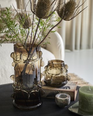 THYME Ljusstake liten, Grön