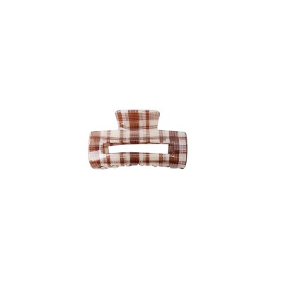 Hårklämma Karmen, brunrutig