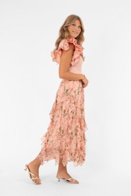 Kjol Blossom, Powder Pink/Rose