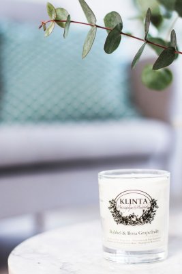 Doftljus 45 h, BUBBEL & ROSA GRAPE.