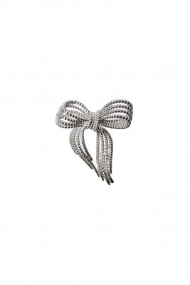 Brosch Bow, silver