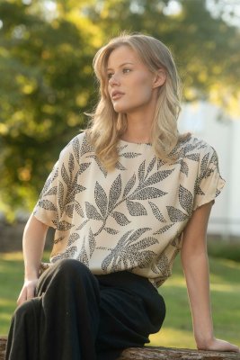 Topp Lush, Champagne/Black