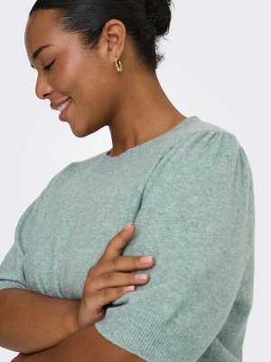 Finstickad topp Carrica, Chinois Green