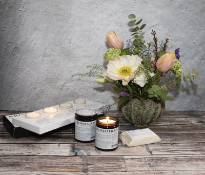 Doftljus Presentask AROMATERAPI veckokollektion