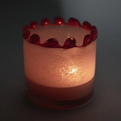 Ljuslykta Diana rosa 10cm, Olsson & Jensen