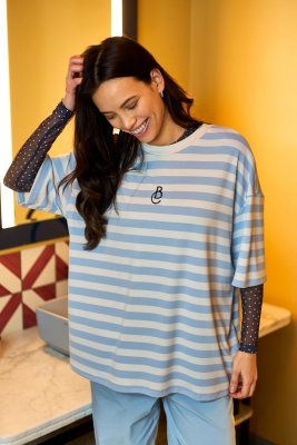 Meshtopp Anne, Navy Dot