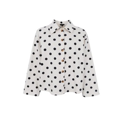 Skjortjacka Ellie, White Dot