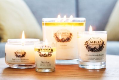 Doftljus 45 h, BÄRNSTEN & TONKABÖNA