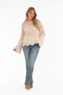 Freya Sweater, Creme