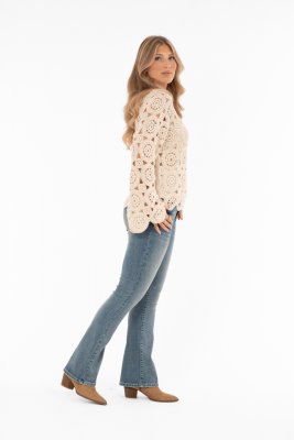 Freya Sweater, Creme