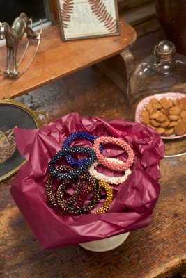 Armband Nanna, Black/Coffee