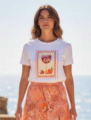 T-shirt Gemma, vit