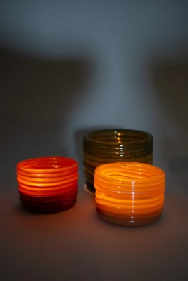 Ljuslykta Gilbert liten, orange