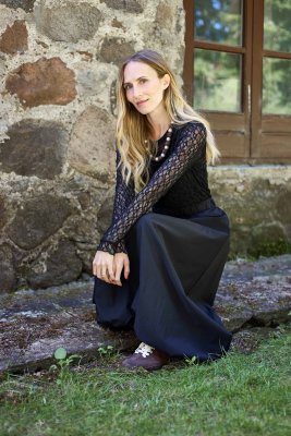Spetstopp Cecily, svart