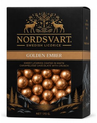 Golden Ember - Chocolate coated sweet licorice