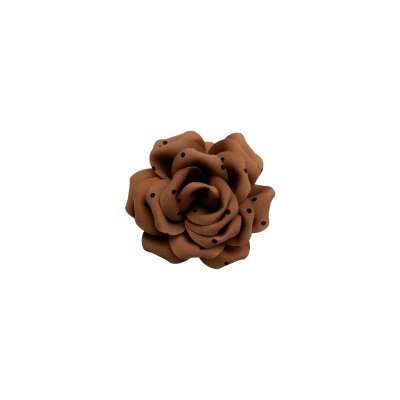 Brosch/klämma Christy, brun/svart