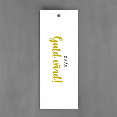 Kort/tag Card Store, Guld värd