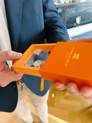 Hampus – Fejk-manschettknappar Silver (2-pack)