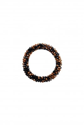 Armband Nanna, Black/Coffee
