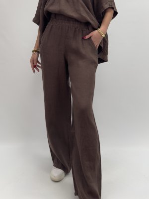 Rosali Vida linnebyxor, bruna