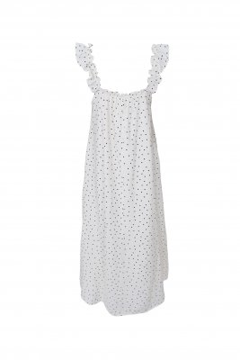 Klänning Benedikt, Off White Dot