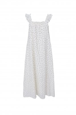 Klänning Benedikt, Off White Dot