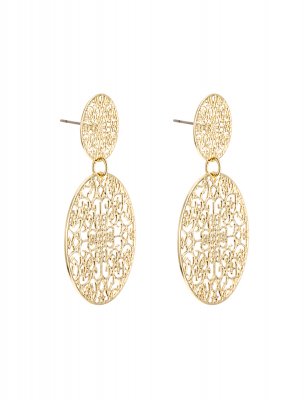 Örhängen Double Spinn, guld