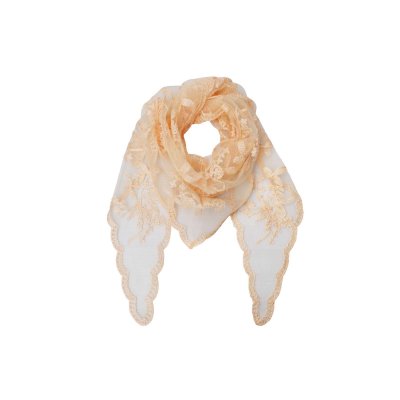 Spetsscarf Miriana, beige