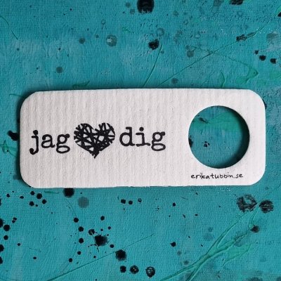 Disktrasekort JAG ÄLSKAR DIG