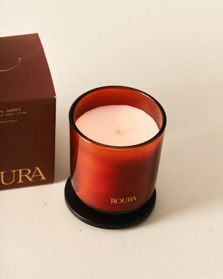 Doftljus Roura Icons 9x8 cm, Royal Amber