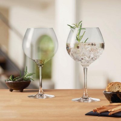 Glas GIN 2-pack med recepthäfte