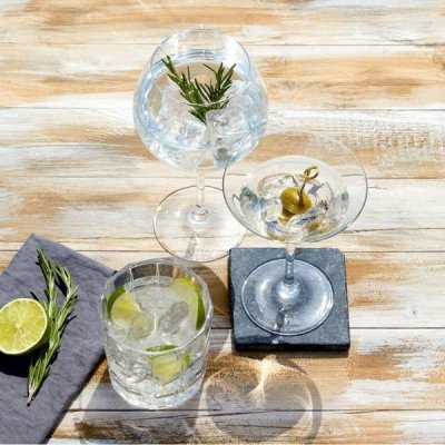 Glas GIN 2-pack med recepthäfte