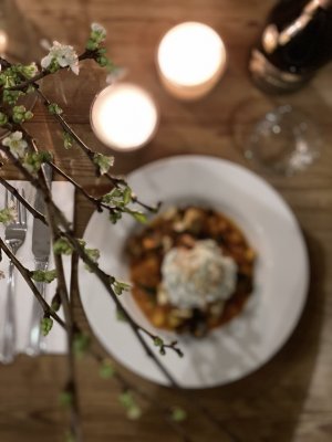 Doftljus 45 h, MOUSSERANDE & VANILJ