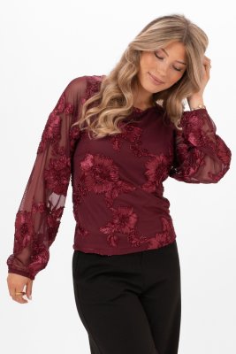 Topp Maeve, Burgundy